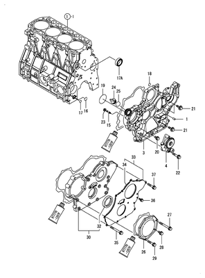 GEAR HOUSING (4TNV98-ZGGE) GEAR HOUSING (4TNV98-ZGGE)