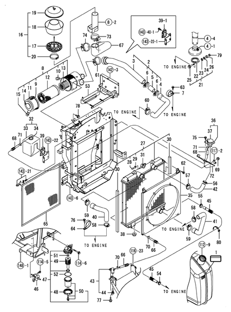 ENGINE ACCESSORIES(CAB(ADD.ITEM (T80)