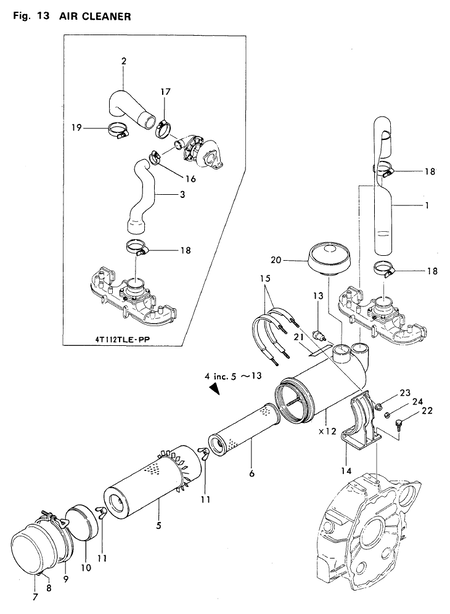 AIR CLEANER (4T112TLE-PP)