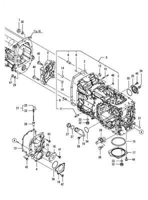 TRANSMISSION CASE (LX4100(YANMAR)) TRANSMISSION CASE (LX4100(YANMAR))