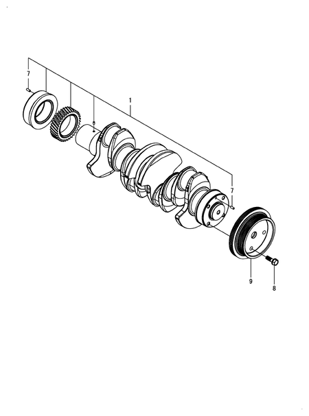 CRANKSHAFT (4TN107FHT-6SMU1)