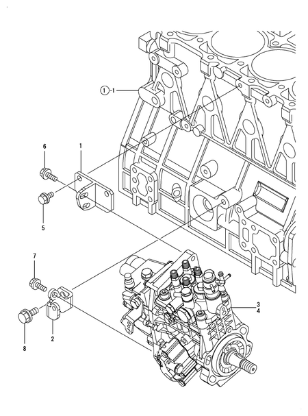 FUEL INJECTION PUMP (4TNV98-NSA2)