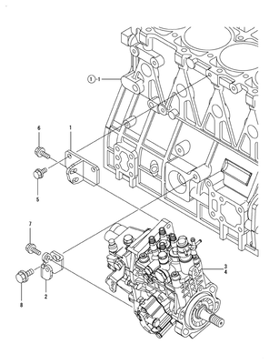 FUEL INJECTION PUMP (4TNV98-NSA2)