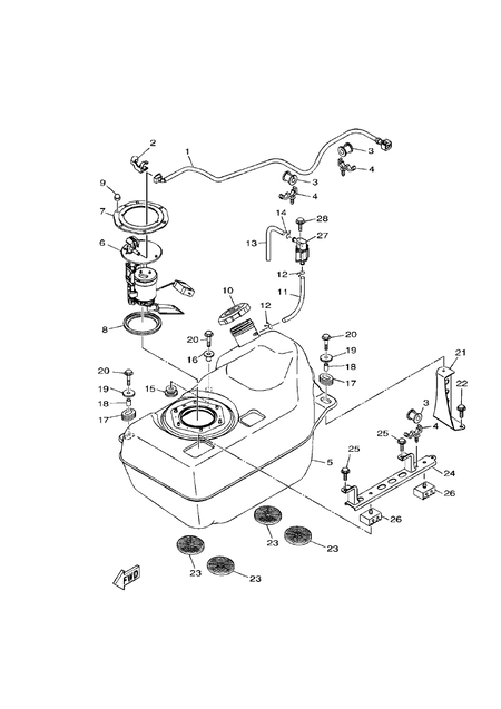 FUEL TANK (YU700G(2019US))