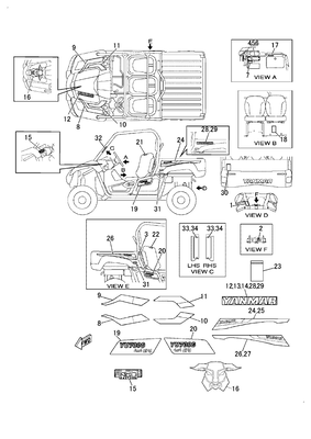 EMBLEM & LABEL 1 (YU700G(2018US))