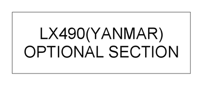 OPTIONAL SECTION (LX490(YANMAR)) OPTIONAL SECTION (LX490(YANMAR))