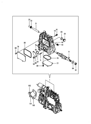 FUEL INJECTION PUMP (3TNM74F-SAWM) FUEL INJECTION PUMP (3TNM74F-SAWM)
