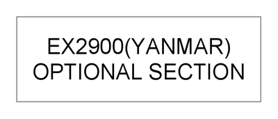 OPTIONAL SECTION (EX2900(YANMAR))