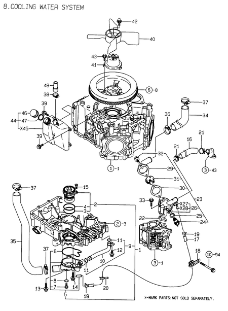 COOLING WATER SYSTEM (2V78C-TX)