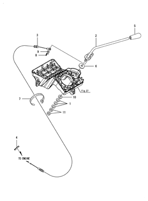 ACCEL LEVER (SC2450(YANMAR))