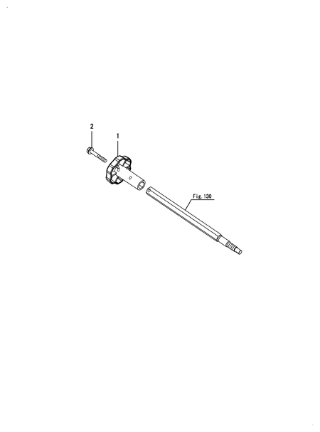 HYDRAULIC CONTROL(KNOB) (YM357A-L)