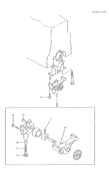 LUB. OIL PUMP (4T95LT-NC)