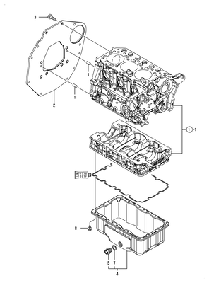 MOUNTING FLANGE & OIL SUMP (3TNM72-AMW) MOUNTING FLANGE & OIL SUMP (3TNM72-AMW)