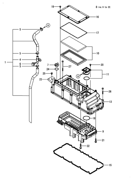 BONNET (4TN107FHT-2SSHA)