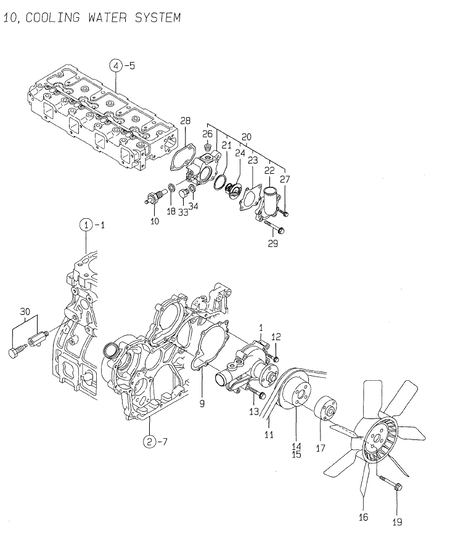COOLING WATER SYSTEM (4TNE94-G1A)