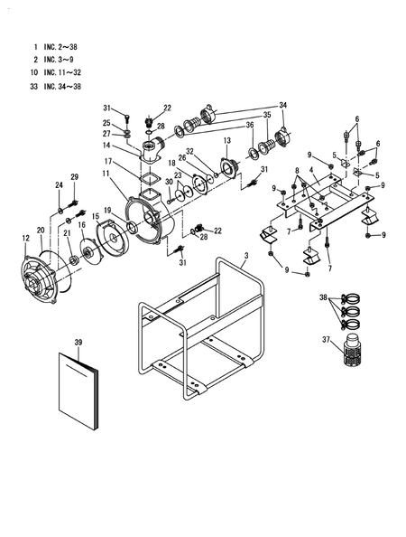 PUMP SET (YDP40N) (YDP40STN)