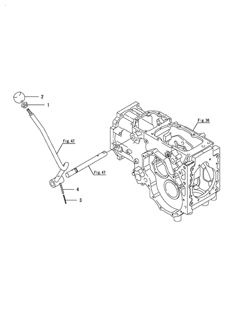 SUB CHANGE LEVER (EX2900(YANMAR))