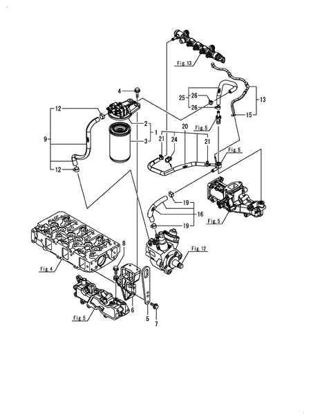 FUEL PIPE (3TNV88C-DKW)