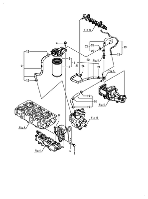 FUEL PIPE (3TNV88C-DKW) FUEL PIPE (3TNV88C-DKW)