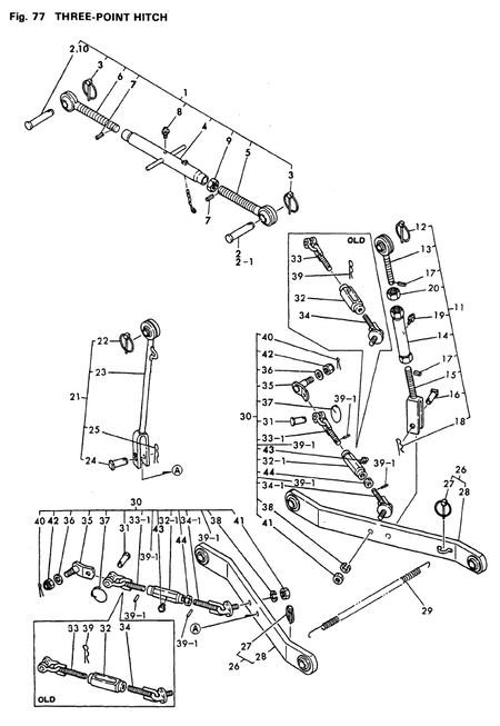 THREE-POINT HITCH (YM226D)