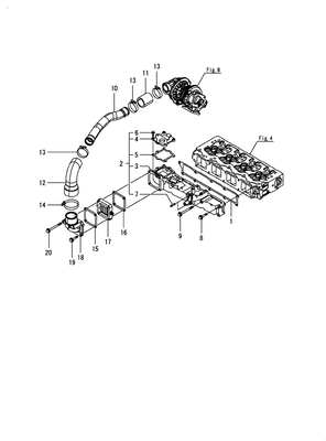 SUCTION MANIFOLD (4TNV98T-ZGGM)