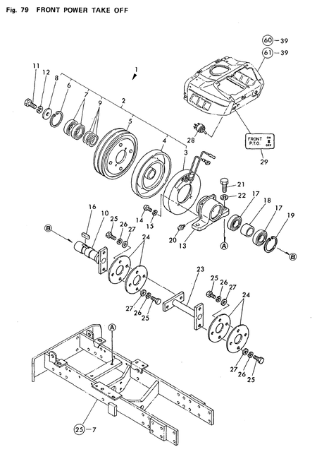 FRONT POWER TAKE OFF (YM180)