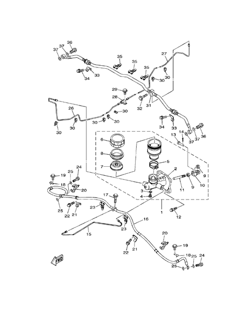 MASTER CYLINDER (YU700G(2019US))