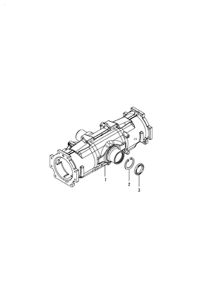 FRONT AXLE CASE (LX4100(YANMAR)) FRONT AXLE CASE (LX4100(YANMAR))