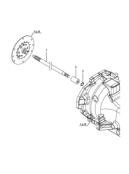 CLUTCH SHAFT (SX3100(CCY))