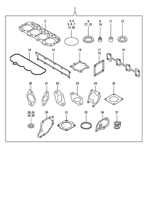 GASKET SET (4TNV98T-ZGGM) GASKET SET (4TNV98T-ZGGM)
