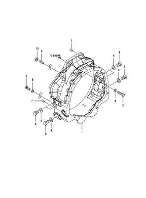 FLYWHEEL HOUSING (YM342A)