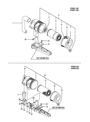 AIR CLEANER (4TNV84T-GGE) AIR CLEANER (4TNV84T-GGE)