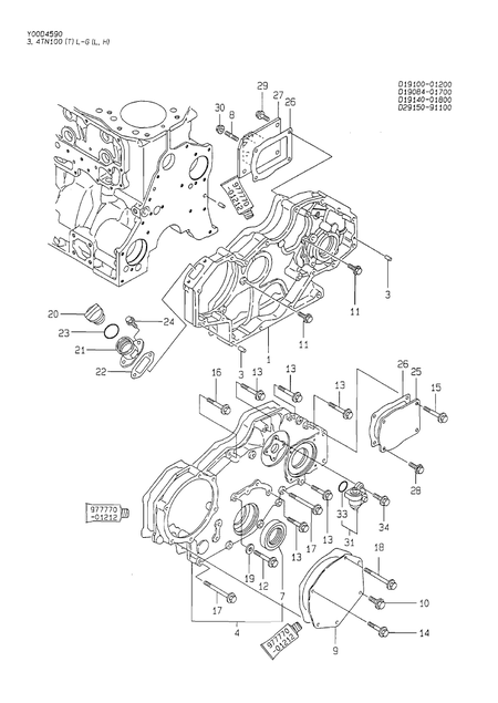 GEAR HOUSING (4TN100L-GL) GEAR HOUSING (4TN100L-GL)
