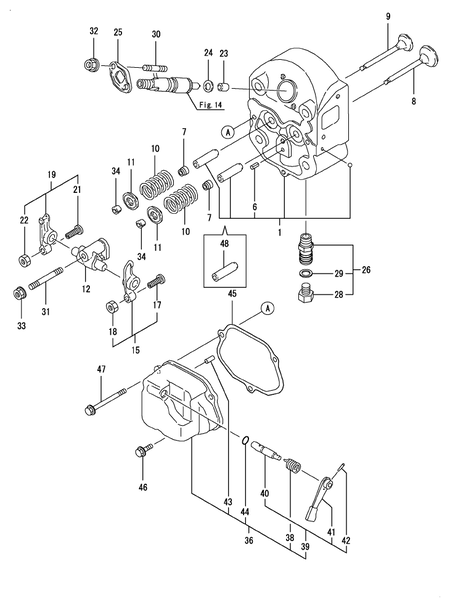 CYLINDER HEAD & BONNET (TF110N-L) CYLINDER HEAD & BONNET (TF110N-L)