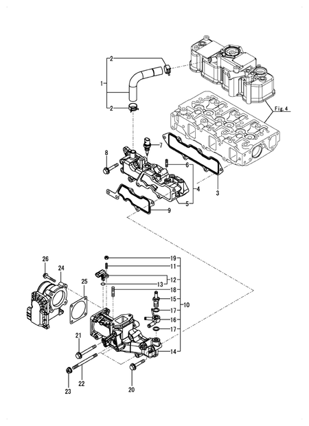 SUCTION MANIFOLD (3TNV88C-DGZ)
