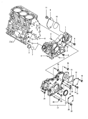 GEAR HOUSING (3TNV88C-DSA) GEAR HOUSING (3TNV88C-DSA)