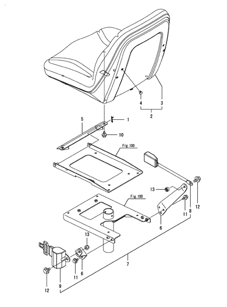 DRIVER SEAT (SC2450(YANMAR))