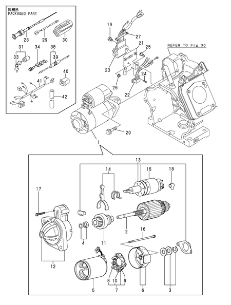 STARTING MOTOR (GA340SEHPSK)