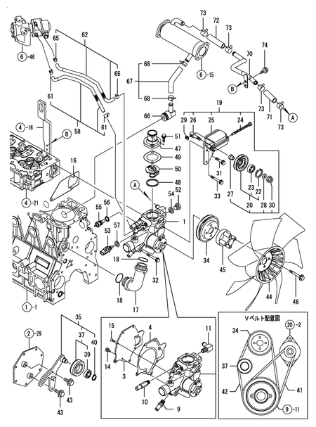 COOLING WATER SYSTEM (4TNV98T-ZMRFQ) COOLING WATER SYSTEM (4TNV98T-ZMRFQ)