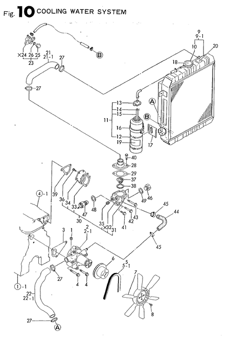 COOLING WATER PUMP (4TN82L-RTGS)