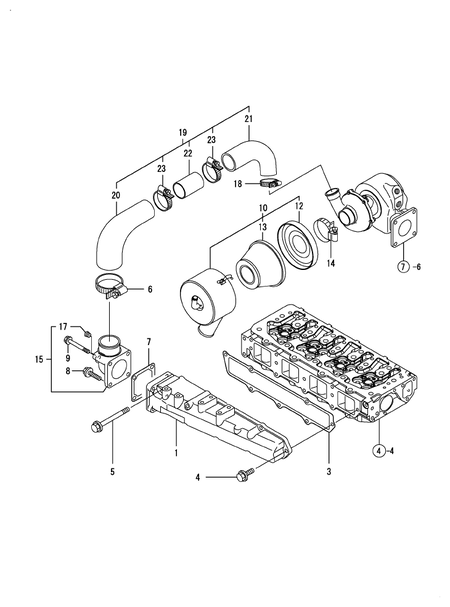 SUCTION MANIFOLD (4TNV84T-GKM)