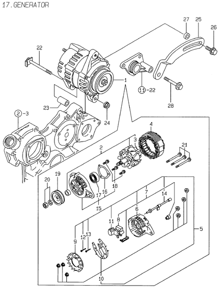 GENERATOR (4TNE84-ELAN)