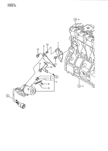 ENGINE STOP DEVICE (4TNE98-DB)