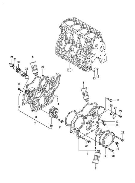 GEAR HOUSING (4TNE94-EIK)