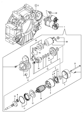 STARTING MOTOR (3TNM72-ASA) STARTING MOTOR (3TNM72-ASA)