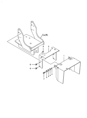 P.T.O. SHAFT GUARD (YM342A)