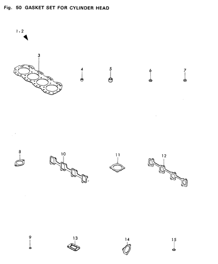 GASKET FOR CYLINDER HEAD (4T112TLE-PP)