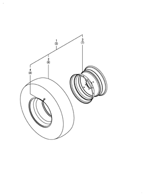 REAR WHEEL TIRE(R4) (SA425)