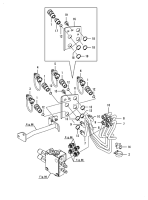 HYDRAULIC PIPING(LOADER) (YT235Y)