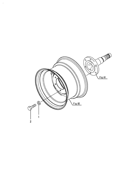 HUB BOLT,REAR (SX3100(CCY))